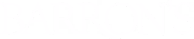 Barron’s logo on a dark skyline background